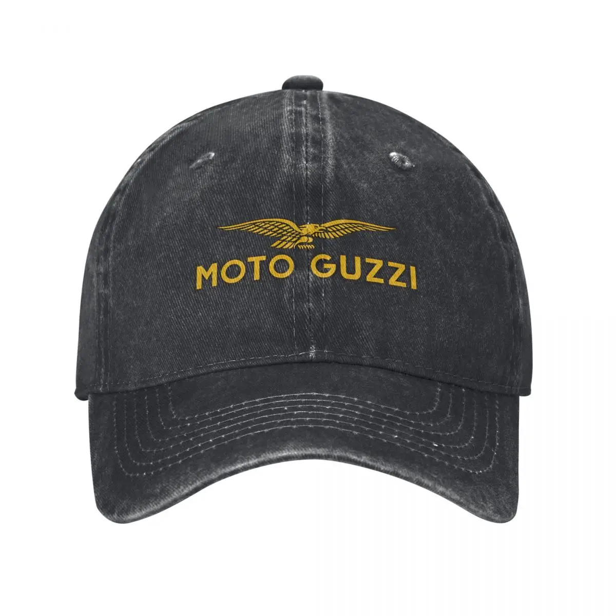 Yellow Baseball Cap Men Hats Women Visor Protection Snapback Moto Guzzis Caps