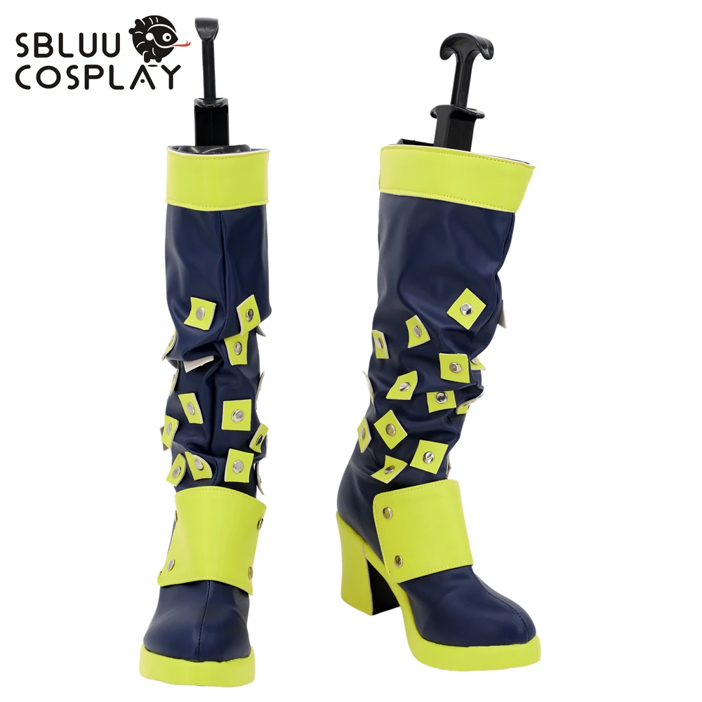 

SBluuCosplay Anime JOJO Cos ‌Jolyne Cujoh Cosplay Shoes Halloween Party Custom Made Boots