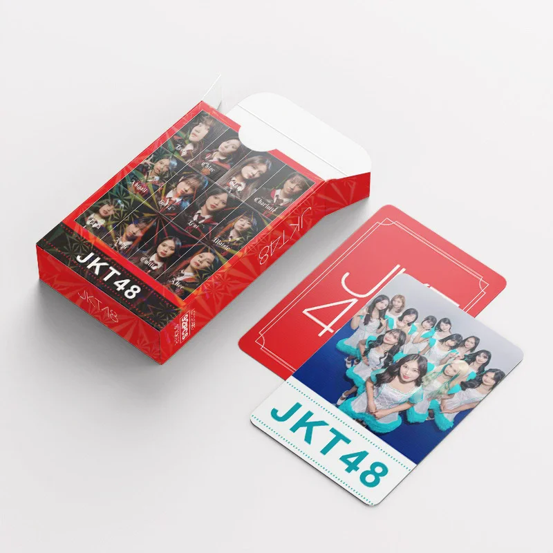 92 Pçs/set JKT48 Laser Lomo Cartão - Indonésia Girl Group Holográfico Photocard Com Adesivos Fãs Presente