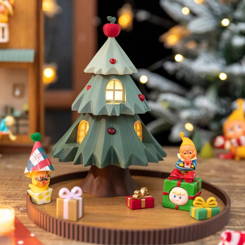 

Creative Mini Art Christmas Tree Decorations, Living Room Scene Decorations, Ambient Lights, Children's Gifts