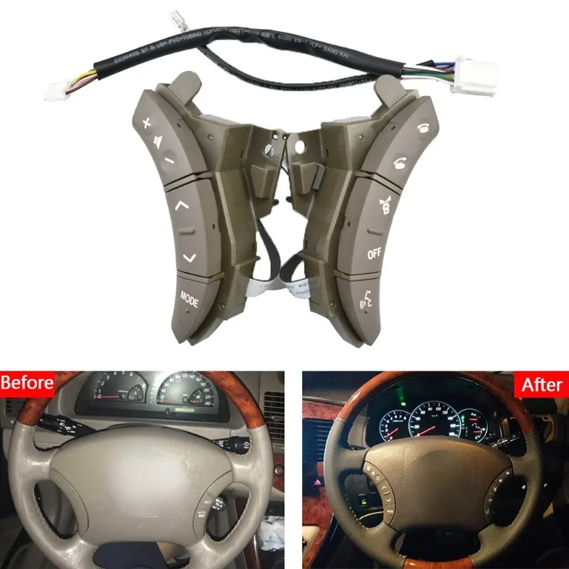 For The Toyota 03-09 Old Model Overlord LC120 Land Cruiser Camry Lexus Multifunctional Steering Wheel Buttons
