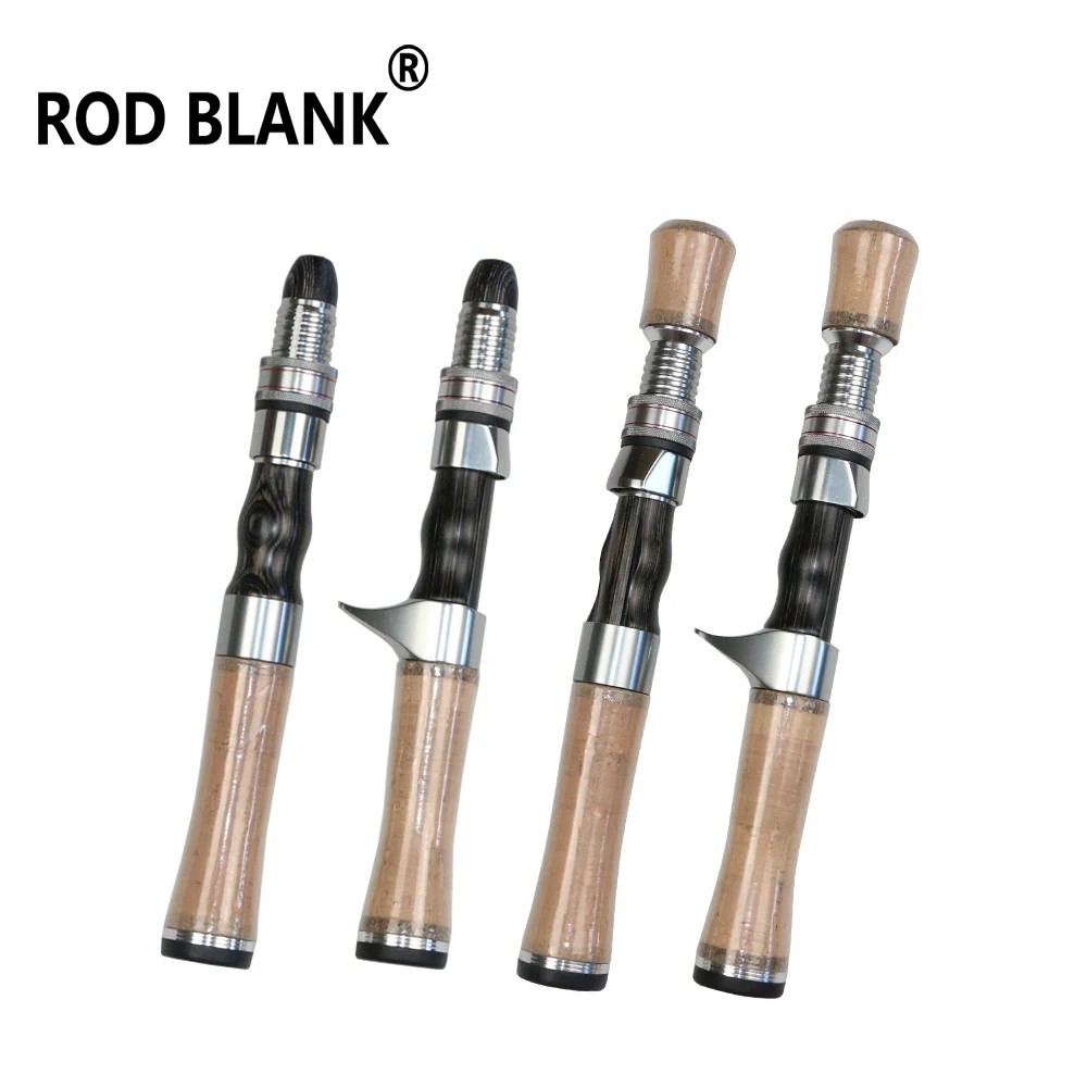 

Rod Blank 1 Set 2A Cork+Rubber Grip Wood Reel Seat Spinning Casting Handle Kits Trout Rod Building Component Repair Accessory