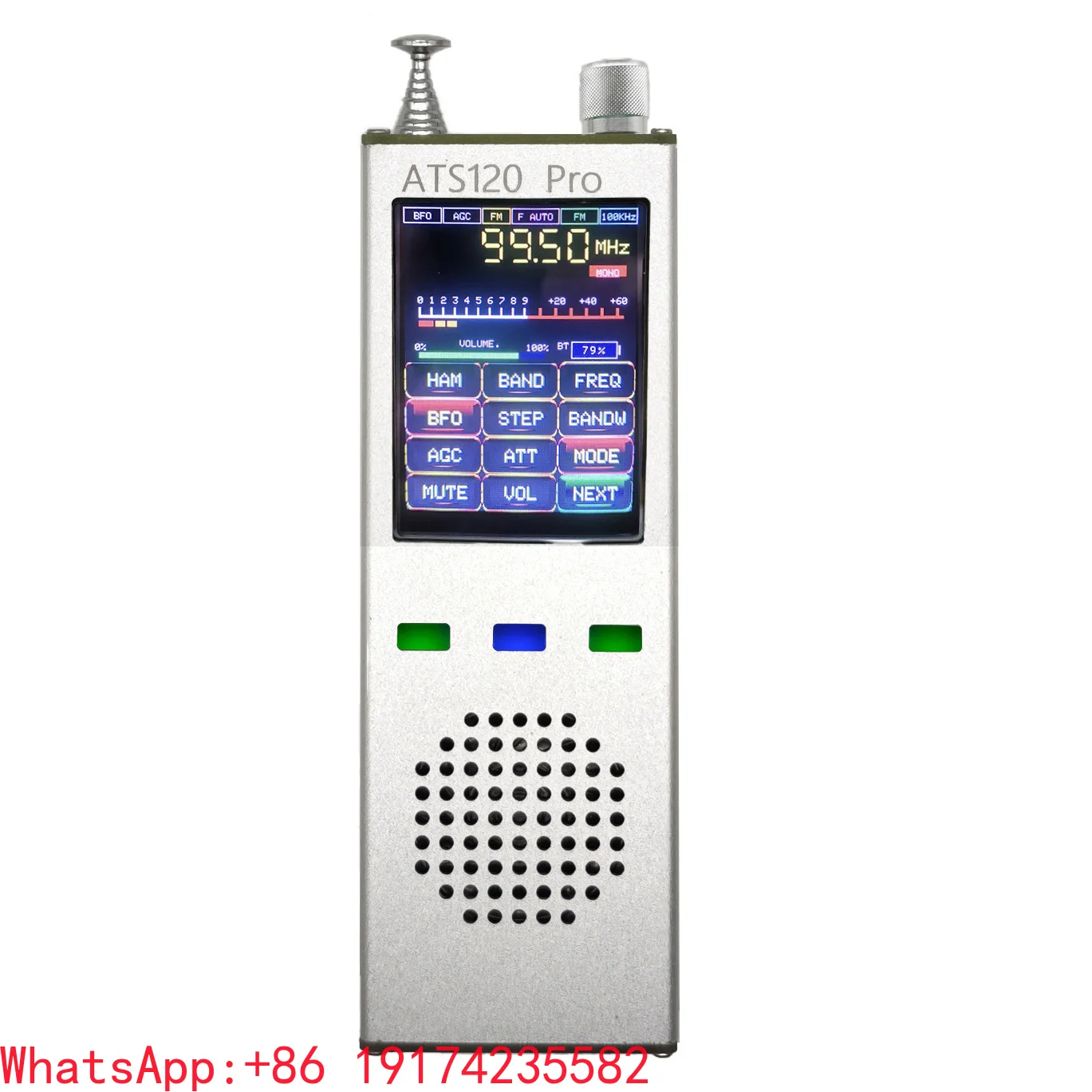 ATS120-Pro  All-band Radio  V4.1x Officially Licensed SI4732 FM SSB Full Band Radio Receiver Digital Decoder