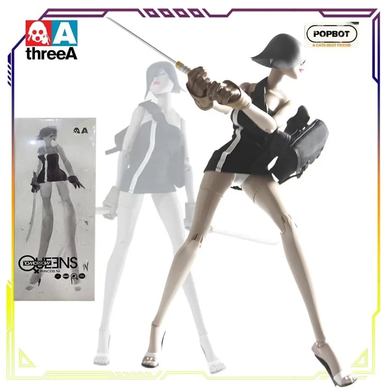 Trêsa brinquedos, trêsa original popbot série rainha anime figura de ação modelo brinquedos modelo colecionável ornamentos presentes para meninos