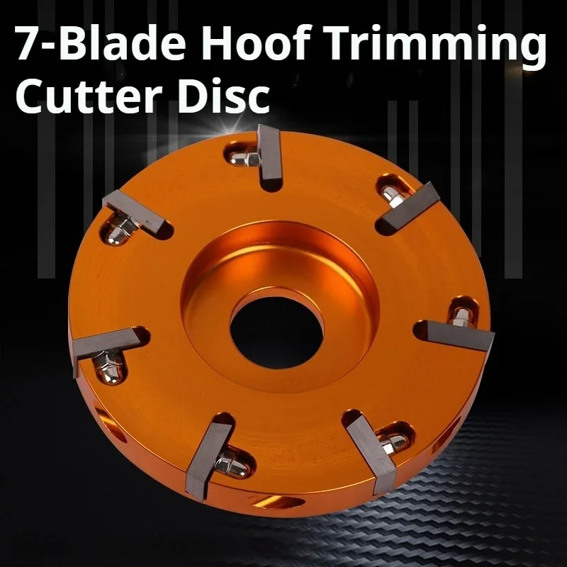 Labor-saving Cattle Hoof Trimming Disc Professional Aluminum Alloy Hoof Care Tool Hoof Trimming Knife Disk Replacement Parts