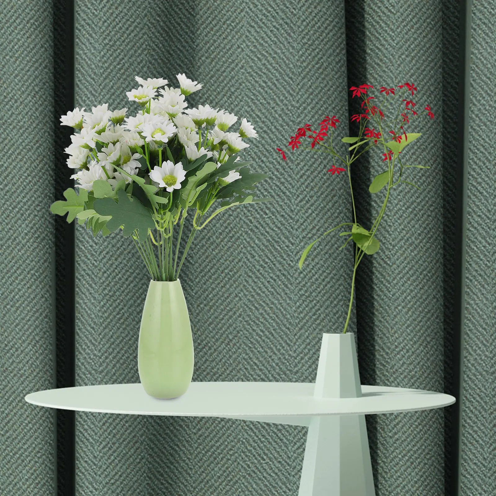 

3Pcs Exquisite Artificial Daisy Bouquet Faux Flower Decor for Home Wedding Party Setting Artificial Daisy Bouquet