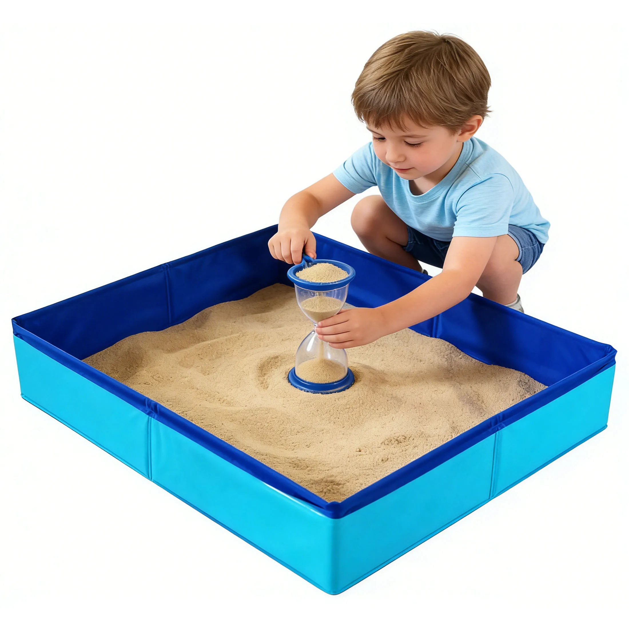 

Kids Sandbox Toys for Children, Outdoor Game Water and Sand Play Sand Table Toys for Boys Girl, Summer Activity Sensory Table