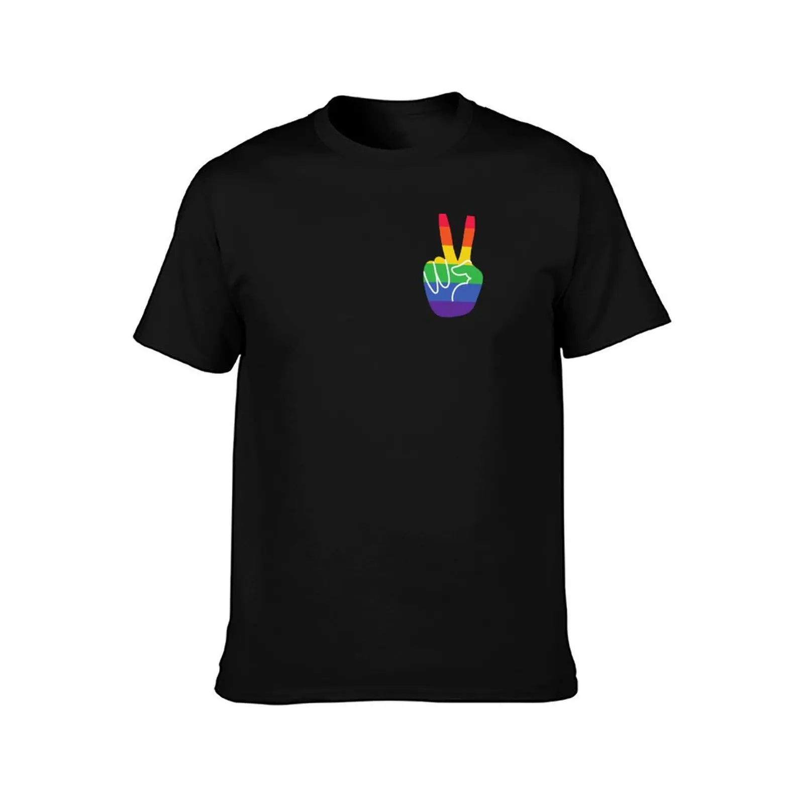 Peaceful Pride T-Shirt Blouse anime graphic shirts mens plain t shirts