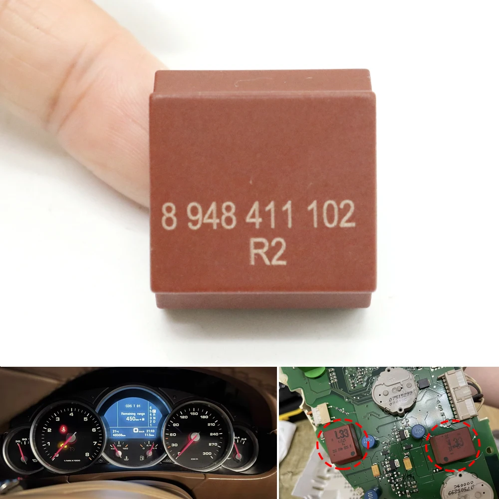 

For VW Touareg Phaeton Porsche Cayenne Bentley Dashboard VOGT High Voltage Transformer Instrument Cluster Illumination Repair