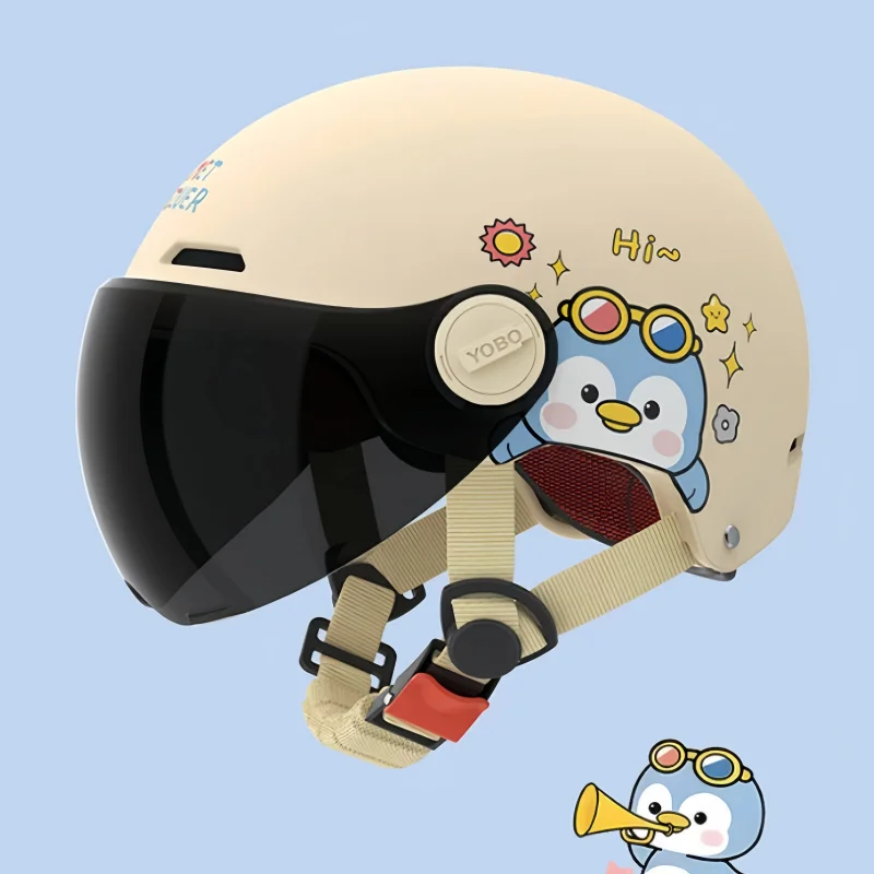Children's Helmets 6-12 Years Old, Electric Bicycles, Summer Motorcycle Helmets, Boys' and Girls' Protective Helmets