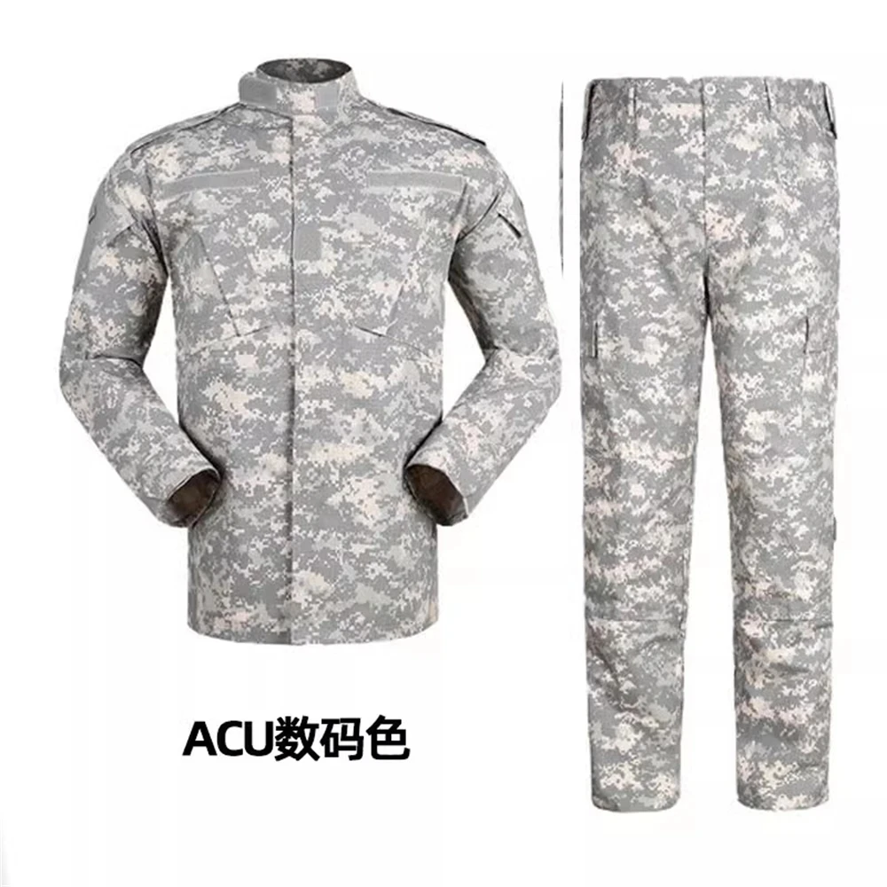 Woodland Army combat uniform, ACU Battle Dress, ACU Combat Camouflage, Hunting Training, Tear Resistant, Old School Set