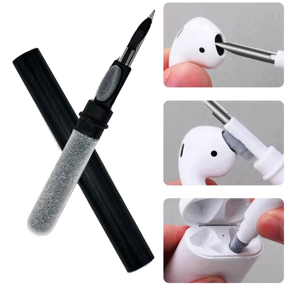 Kit de nettoyage pour �couteurs Bluetooth Airpods Pro 1 2 3, �tui de nettoyage pour �couteurs, stylo, outils de nettoyage pour Samsung Xiaomi Huawei Airdots
