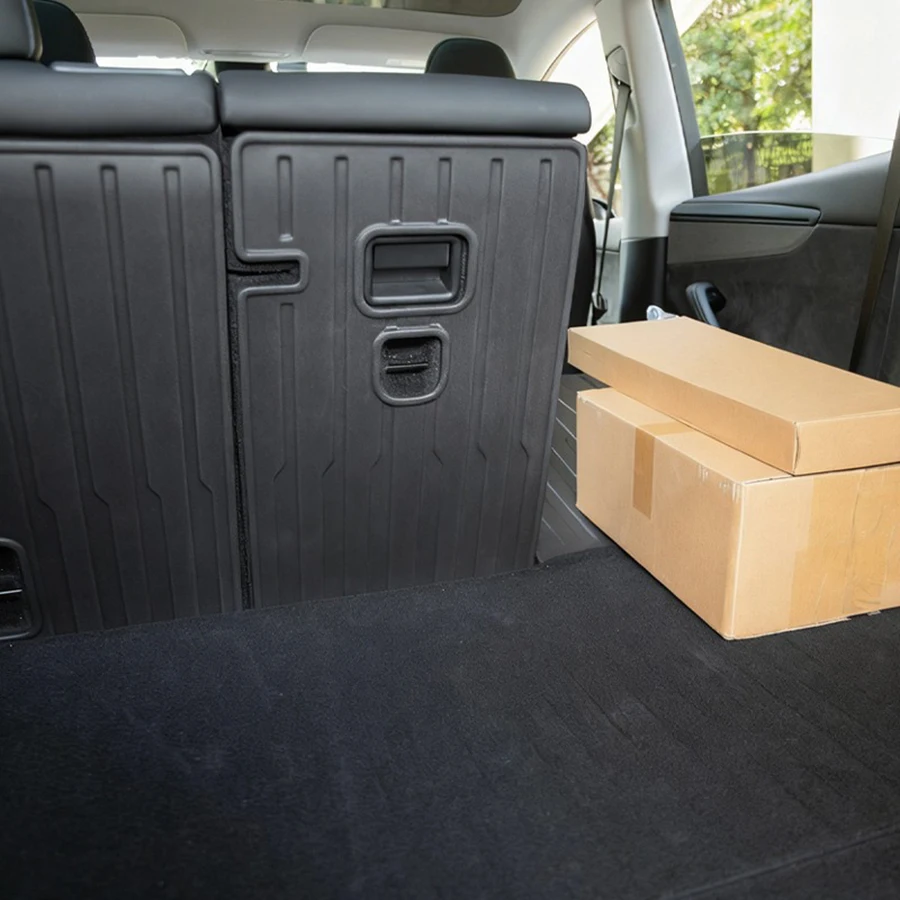 Back Backrest Seat Cover For Tesla New Model Y Juniper 2026 Model 3 Highland 2025 TPE Trunk Mats Wear-resistant Car Accessories view 6