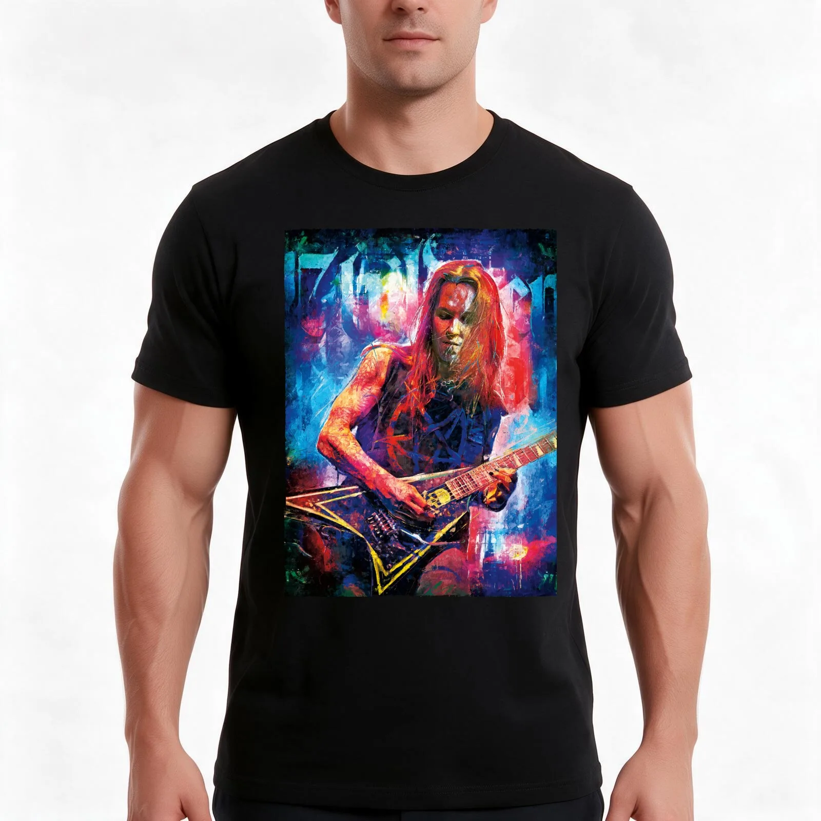 Children Of Bodom’s Alexi Laiho frontman tribute art T-Shirt Summer Casual Cotton Tee Oversized Streetwear Tops 100% Cotton
