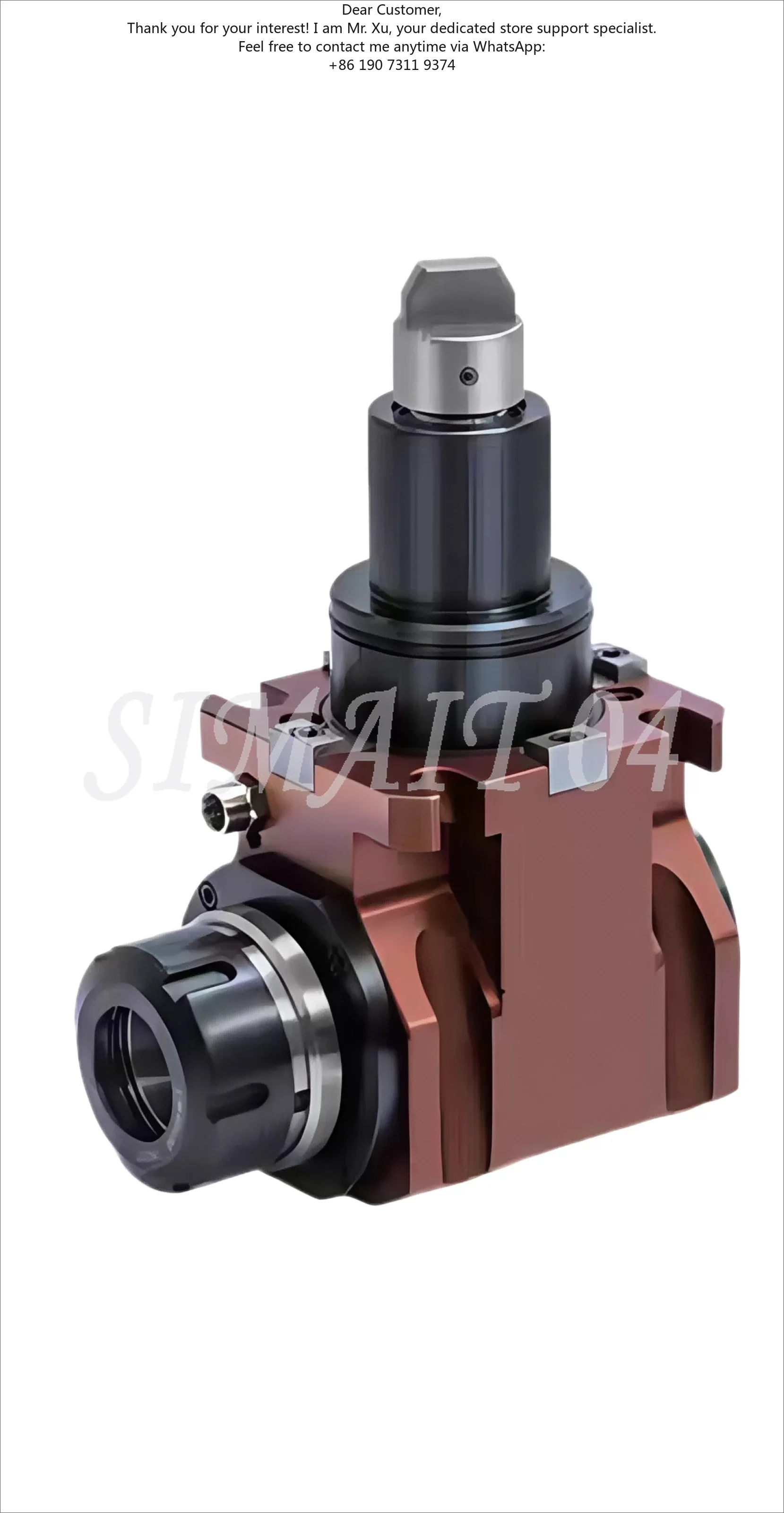 （Popular Items Today）BMT40 BMT45 BMT55 BMT65 Power Tool Holder 0 90 Degree Turning Milling Compound Head
