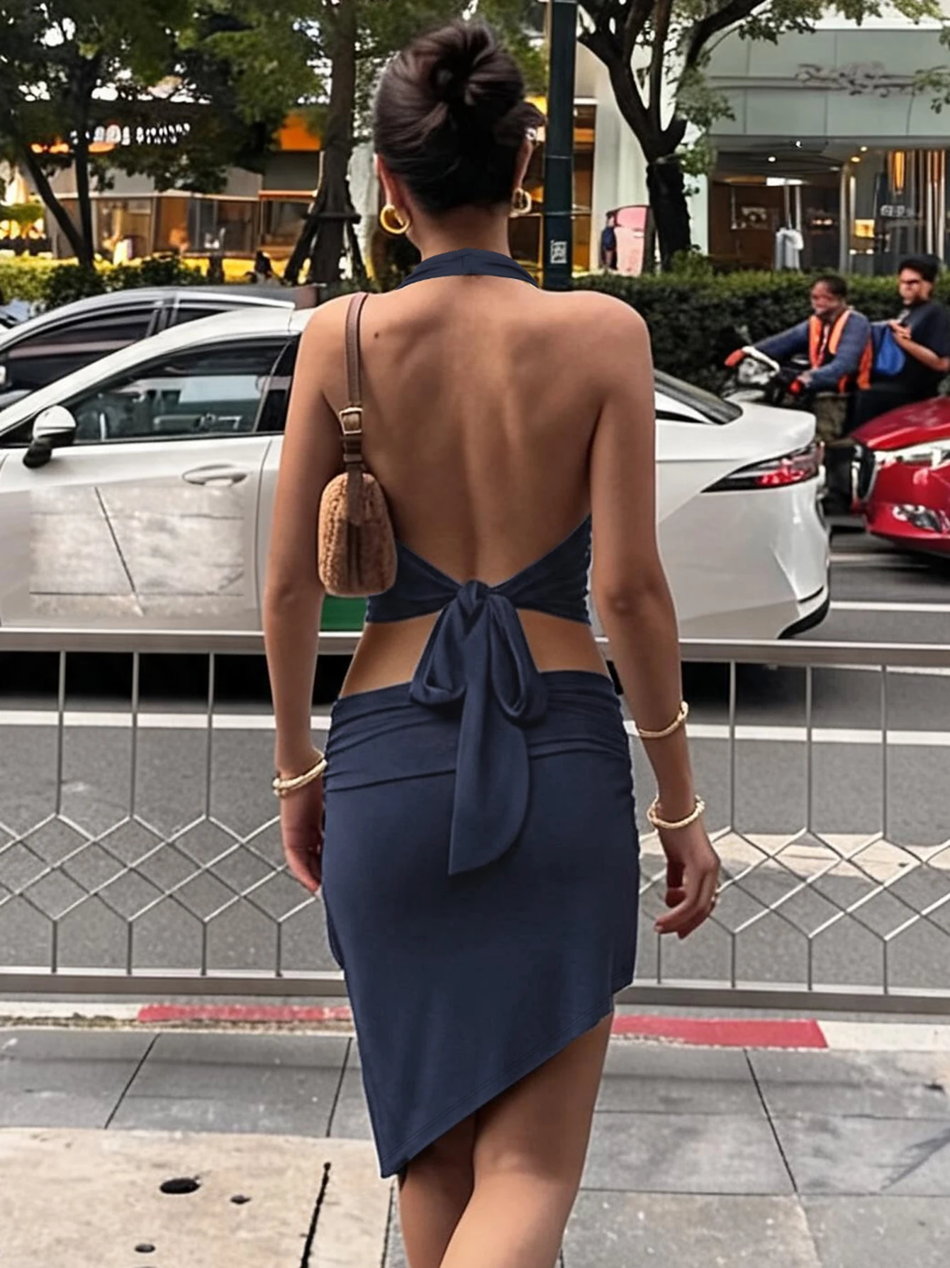Conjuntos de 2 piezas Hugcitar - Asymmetric Top Women reseña y precio
