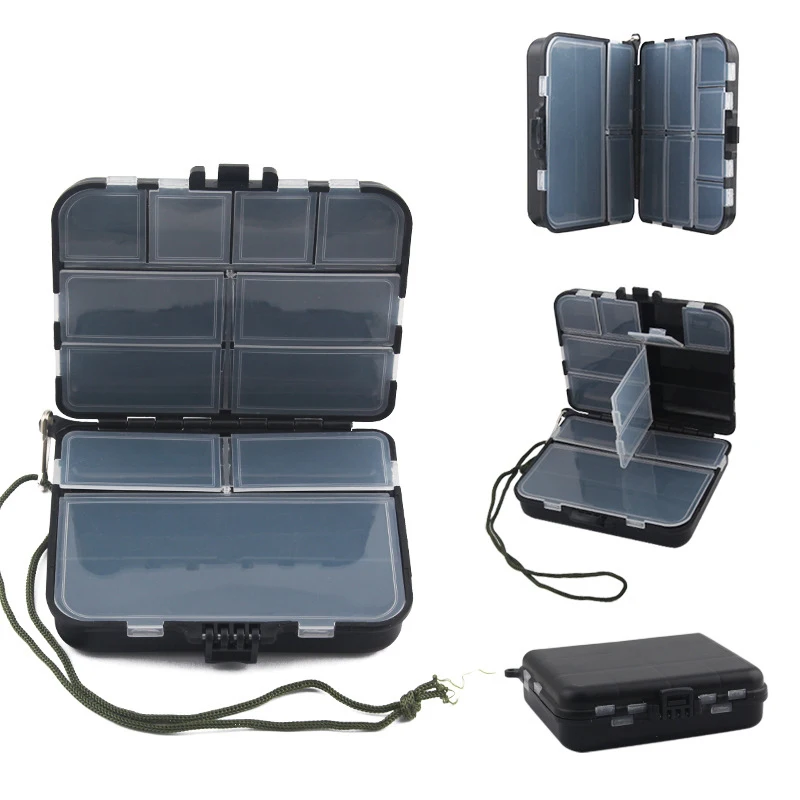(BF06)Mini Storage Case Flying Fishing Tackle Box Fishing Spoon Hook Bait Storage Box Fishing Accessories