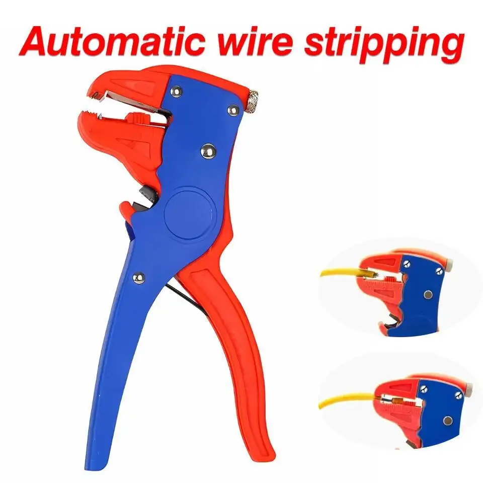 

Automatic 2 In 1 Wire Stripper And Cutter Eagle Nose Pliers Heavy Duty Cable Stripping Hand Tool Car Auto Rvs Electronic Repair