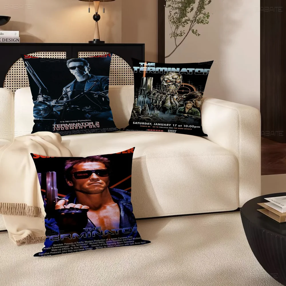 

Classic Movie The Terminator Decorative Room Aesthetics Pillow Case Home Decor Bedroom Sofa Bed Couch Pillow Cover 45x45