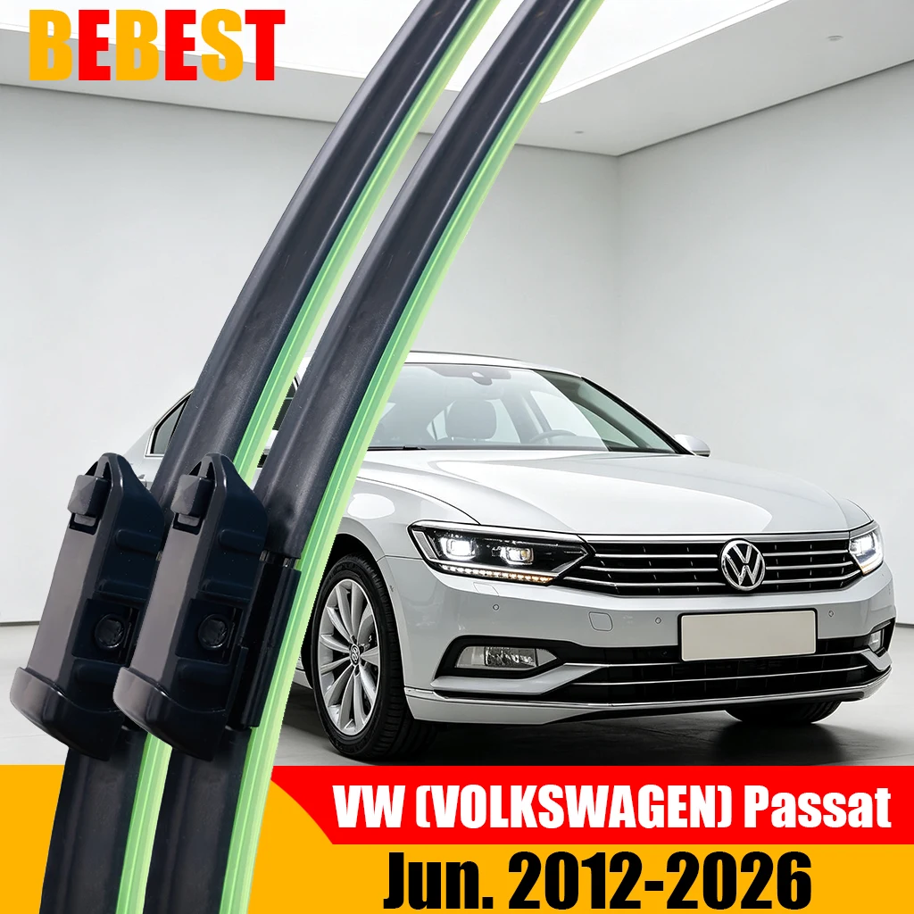 Front Windscreen Wiper Blades For VW Passat B7 B8 2012-2023 Saloon Variant Aerotwin Original Auto Replacement Car Accessories