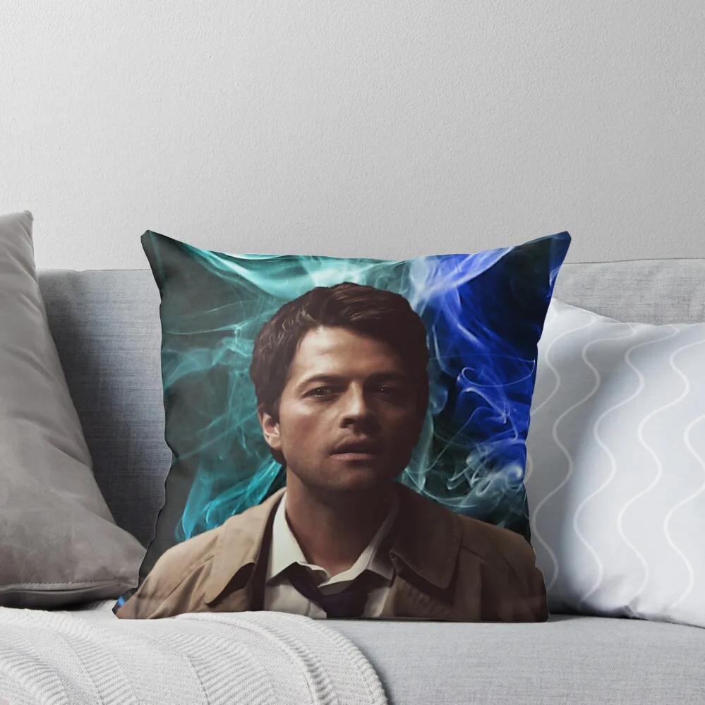 

Supernatural Castiel Throw Pillow Pillow Cases Decorative Cushion Child Pillow Covers Decorative