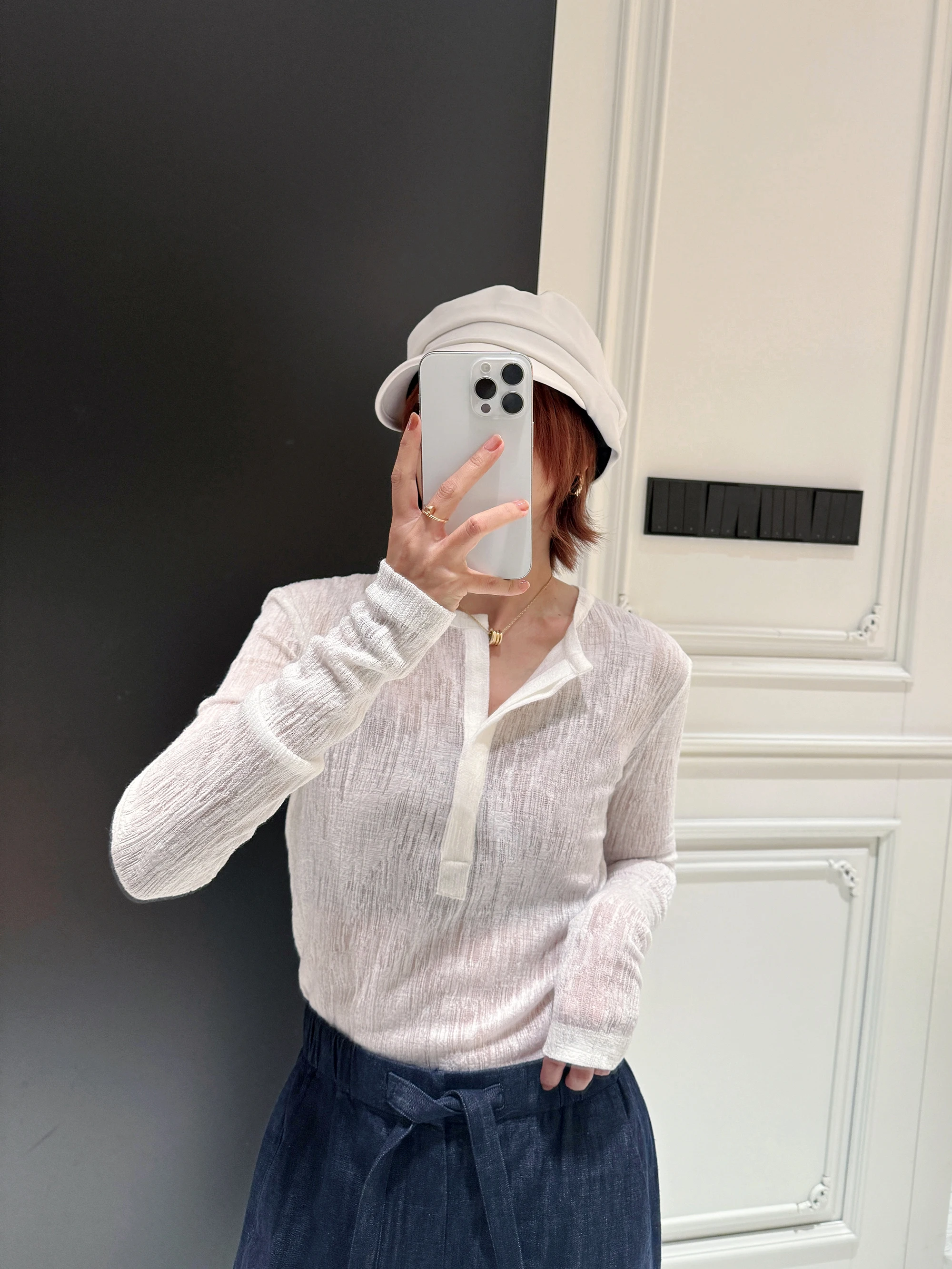 

Женская тонкая трикотажная кофта с воротником-стойкой, из смесовой шерсти, мягкая, дышащая, стандартного кроя, однотонная