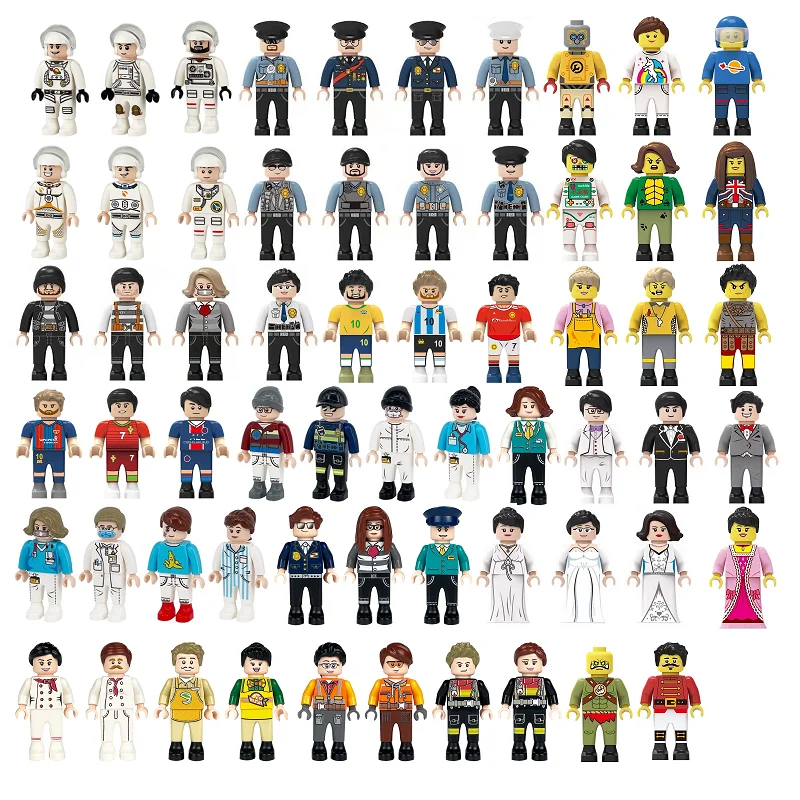 

Городской друг, мини-блоки, фигурки, свадьба, доктор, медсестра, профессиональный работник, кукла-космонавт, строительный полицейский пакет, игрушки для мальчиков