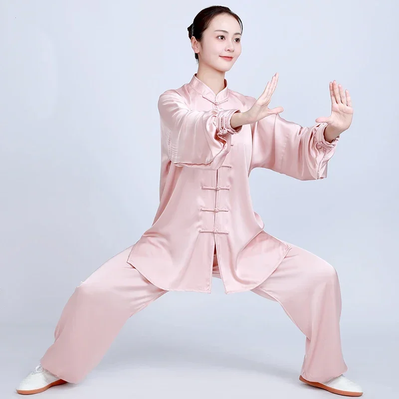 Ubrania Tai Chi Kung Fu sukienka Wushu sztuka walki jednolita wielokolorowa oddychająca kobieta i mężczyźni Unisex Kun Master 2023 New