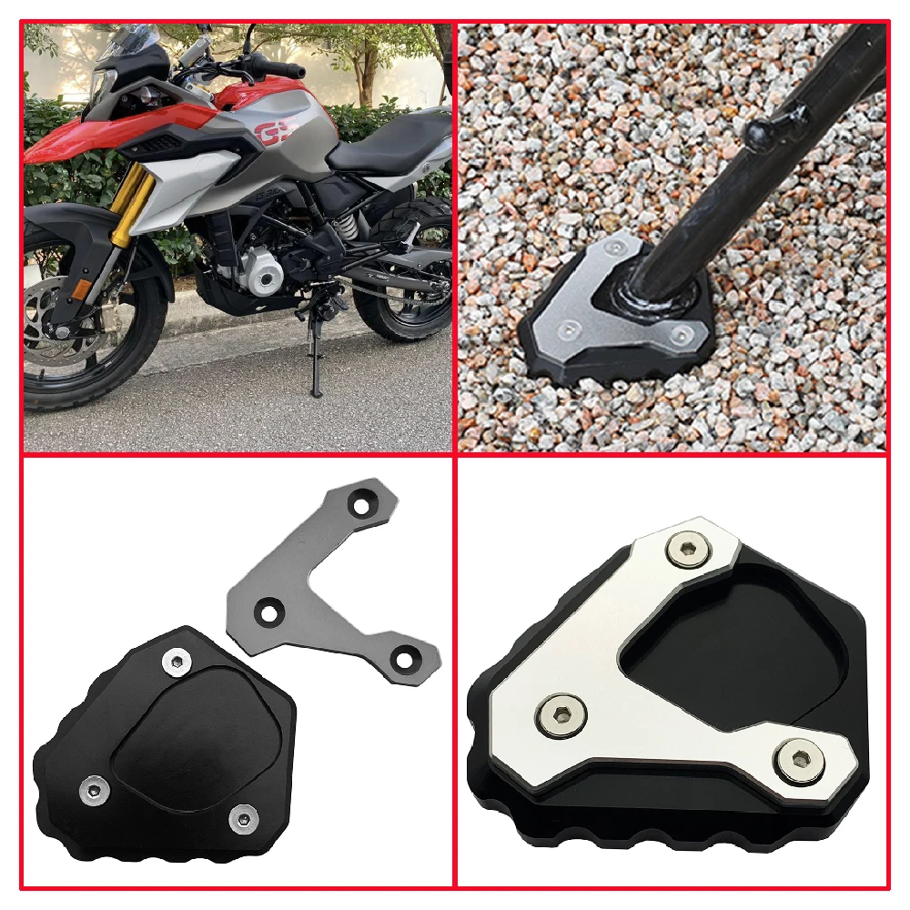 

Fit for BMW G310GS G310 GS ABS 2017 2018 2019 2020 Motorcycle Accessories Side Stand Extension Support Plate Extender Pad