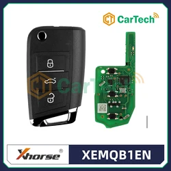Xhorse Super Remote Key MQB Style 3 Buttons Built-in Super Chip XEMQB1EN Global Version