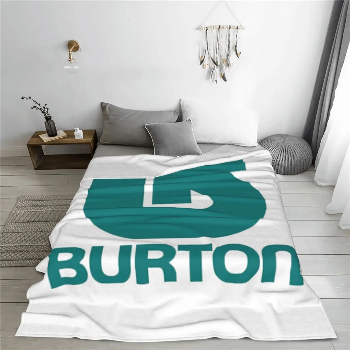 

Burton Snowboard Sportive Blanket Fleece Sofa Breathable Throw Blankets for Home Bedroom Travel Throws Bedspread Quilt