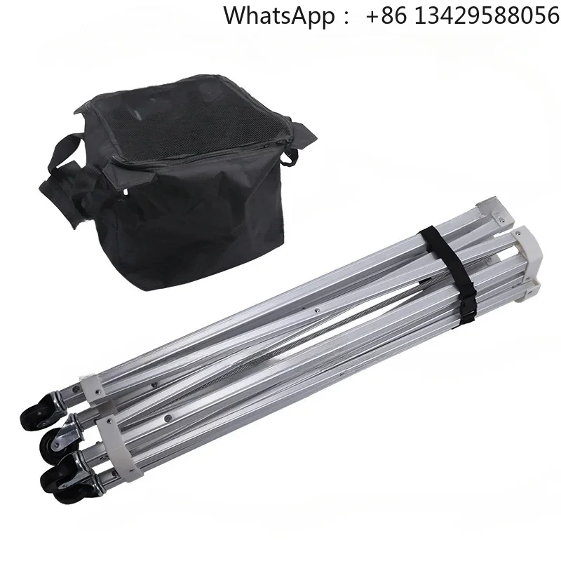 Portable Tennis Aluminum Alloy Storage Bag Cart Folding Ball Basket