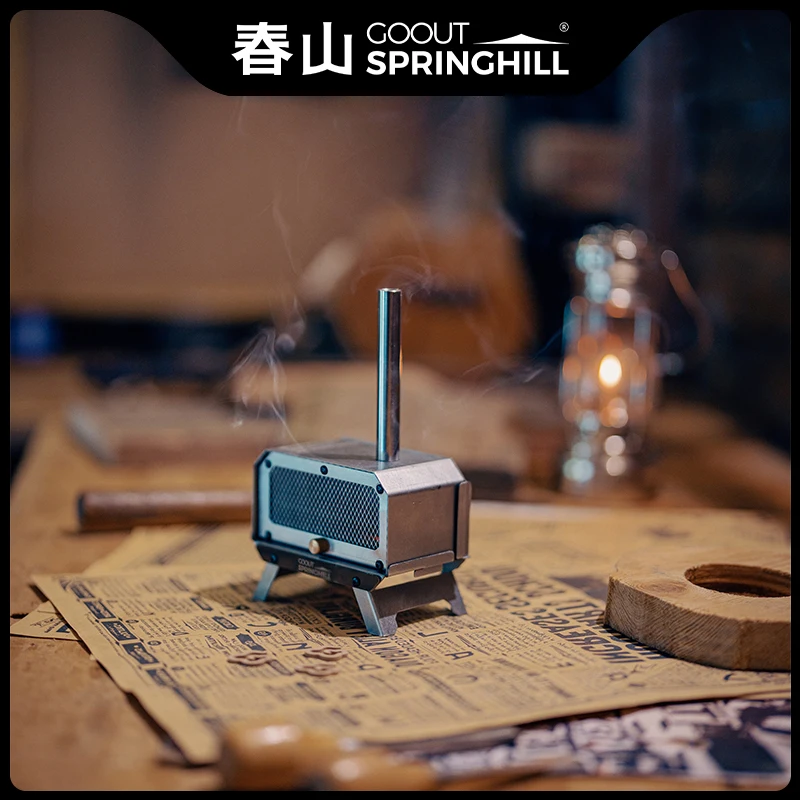 Goout Springhill Mini Woodstove Outdoor Camping Tour Incense