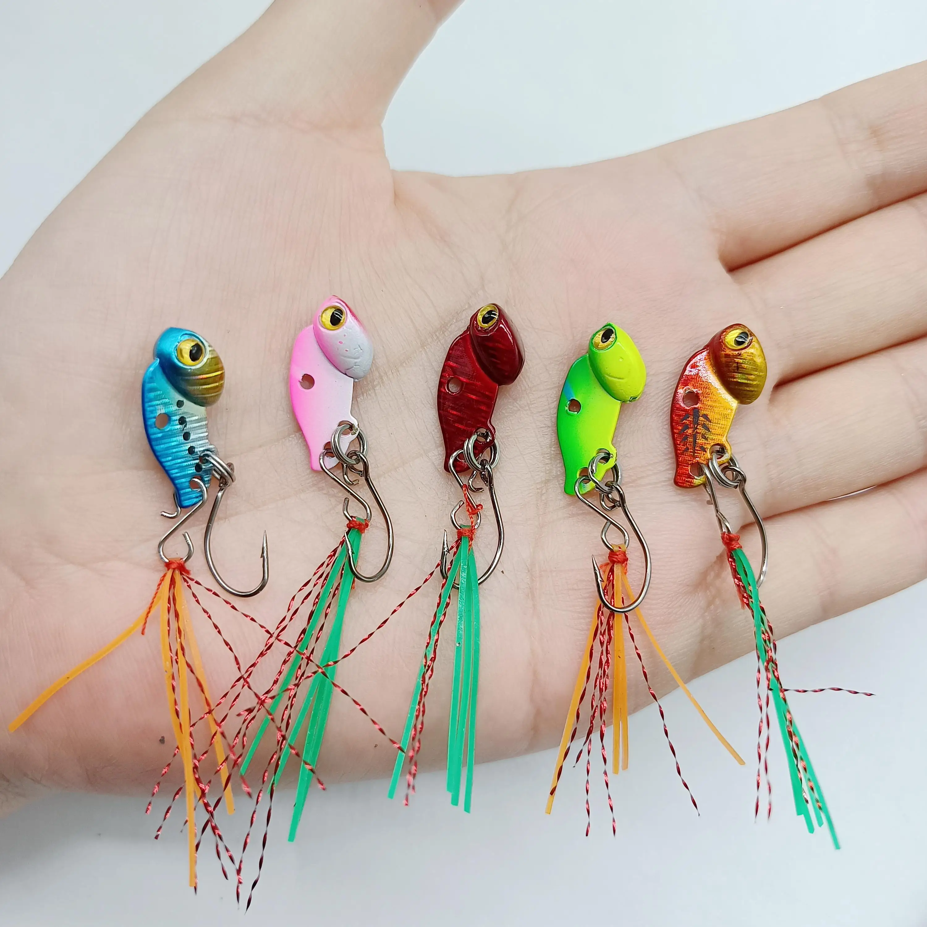 DUODUOYU 1PCS Mini VIB Angeln Lockt 3g/6g Kleine Crankbait Spinner Sinking Köder Künstliche Harten Köder angelgerät – Detail 8