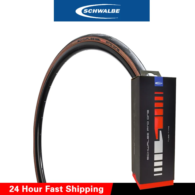 SCHWALBE PRO ONE 700C  Road Bike Tires  700×25C /700×28/30C  Black Yellow Edge Competition Bicycle Foldable Clincher Tires