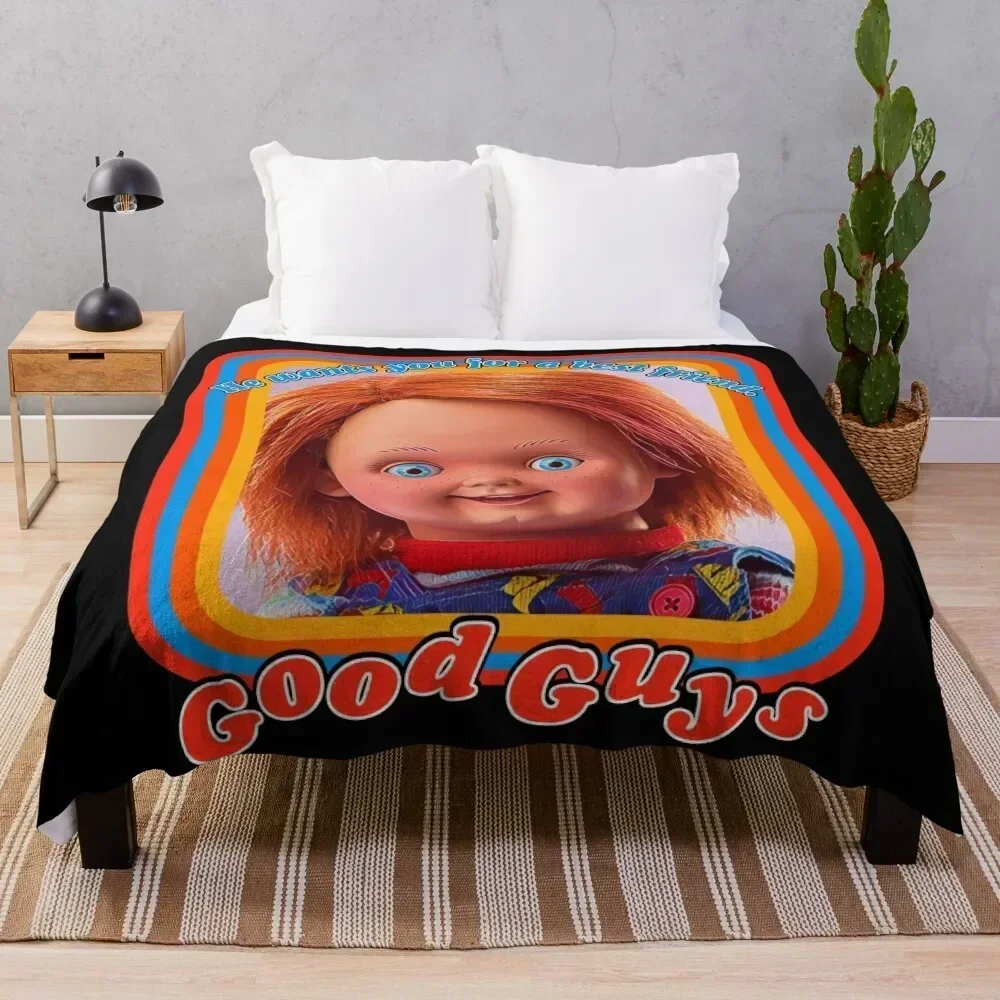 

good guys Throw Blanket Soft Comfort Blanket for Reading Watching TV