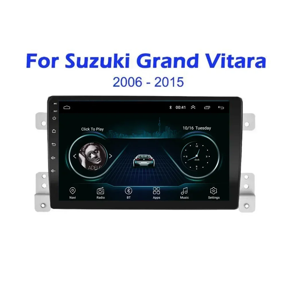 2din Android 13 Car Radio For Suzuki Grand Vitara 3 2005 2012 2013 2014 2015 Multimidia Video DSP 4G Carplay GPS Navigaion