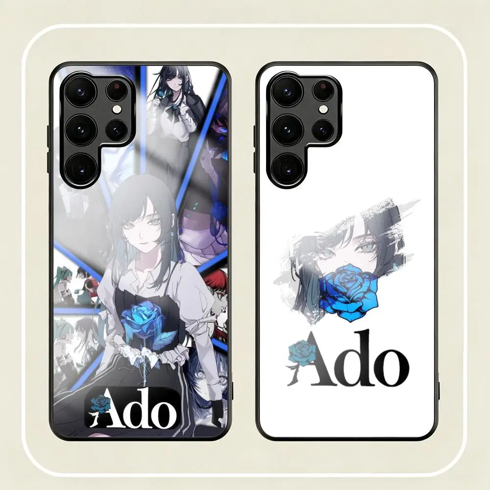 Ado Hot Virtual singer Cool Phone Case For Samsung S26 S25 S24 S23 S22 S21 S20 Plus Ultra Note20 Glass Magnetic Case