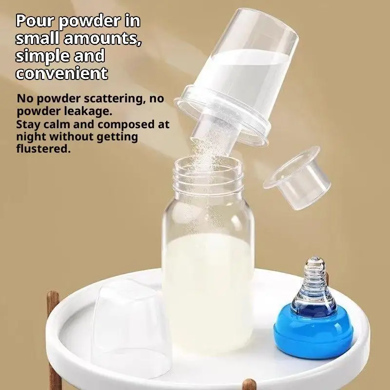 6Pcs 80ml Baby  Dispenser Box Portable Milk Powder Storage Container For Travel Feeding