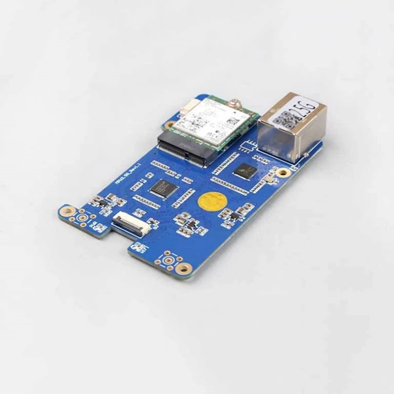 MPW2.5G para Raspberry Pi 5 placa de expansión PCIE a Wifi7 2,5G ETH con módulo Wifi RTL8125 M.2 interfaz Ekey para RPI 5