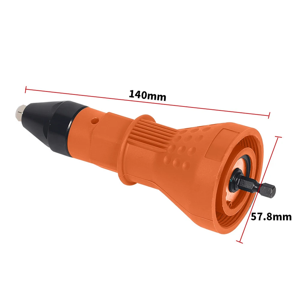 Electric Rivet Gun Conversion Head 2.4/3.2/4.0/4.8mm Pull Rivet Gun Suitable For Electric Drills Cordless Rivet Gun