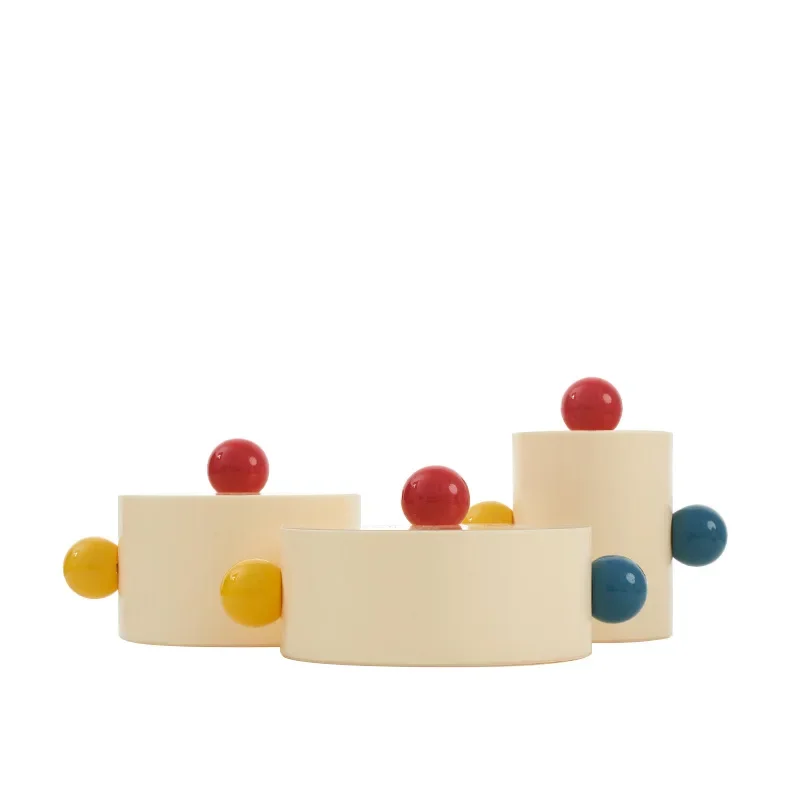 

Dopamine jewelry box, ball with lid, multi-layer ring, stud earrings, small item storage box.