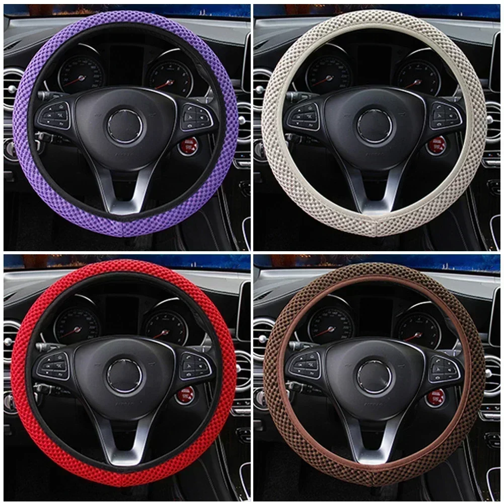 Coprivolante per Auto coprivolante universale in tessuto resistente allo scivolamento coprivolante morbido accessori per Auto interni Auto