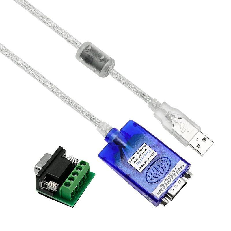UOTEK 0.5M USB to RS-232/485/422 Converter Cable DB9 RS232 Serial Cable with No External Power Supply UT-8890R