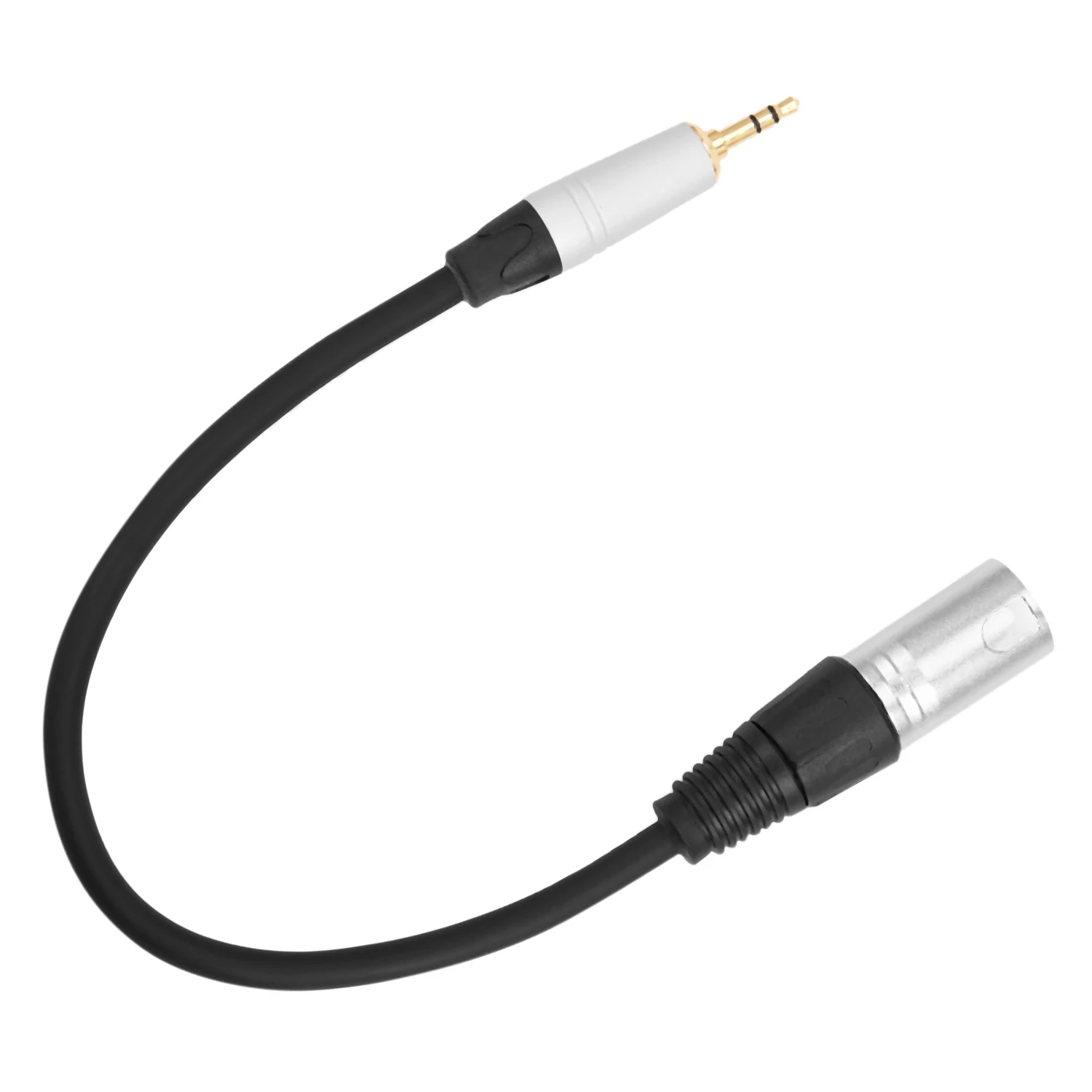 Conector Jack macho de 0,3 metros y 3,5 Mm a Cable estéreo blindado Xlr macho de 3 pines para grabación de Audio de micrófono