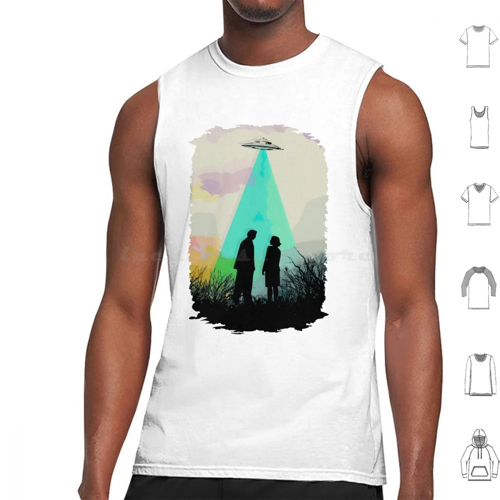 X Files, la vérité est là, X Files Pop Art, Dana Scully Débardeurs Gilet Sans Manches X Files Ufo