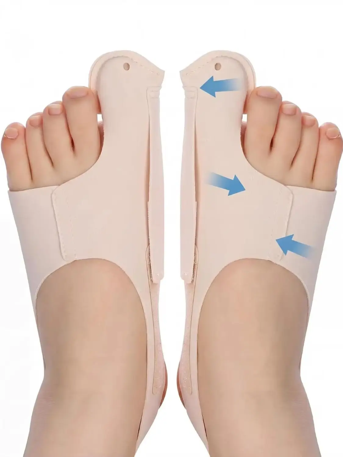 1 Stück Hallux-Valgus-Korrektursocken, Komfortabel und Atmungsaktiv für Tag/Nacht, Schmerzlinderung, Rutschfester Großzehen-Geradehalter – Detail 2