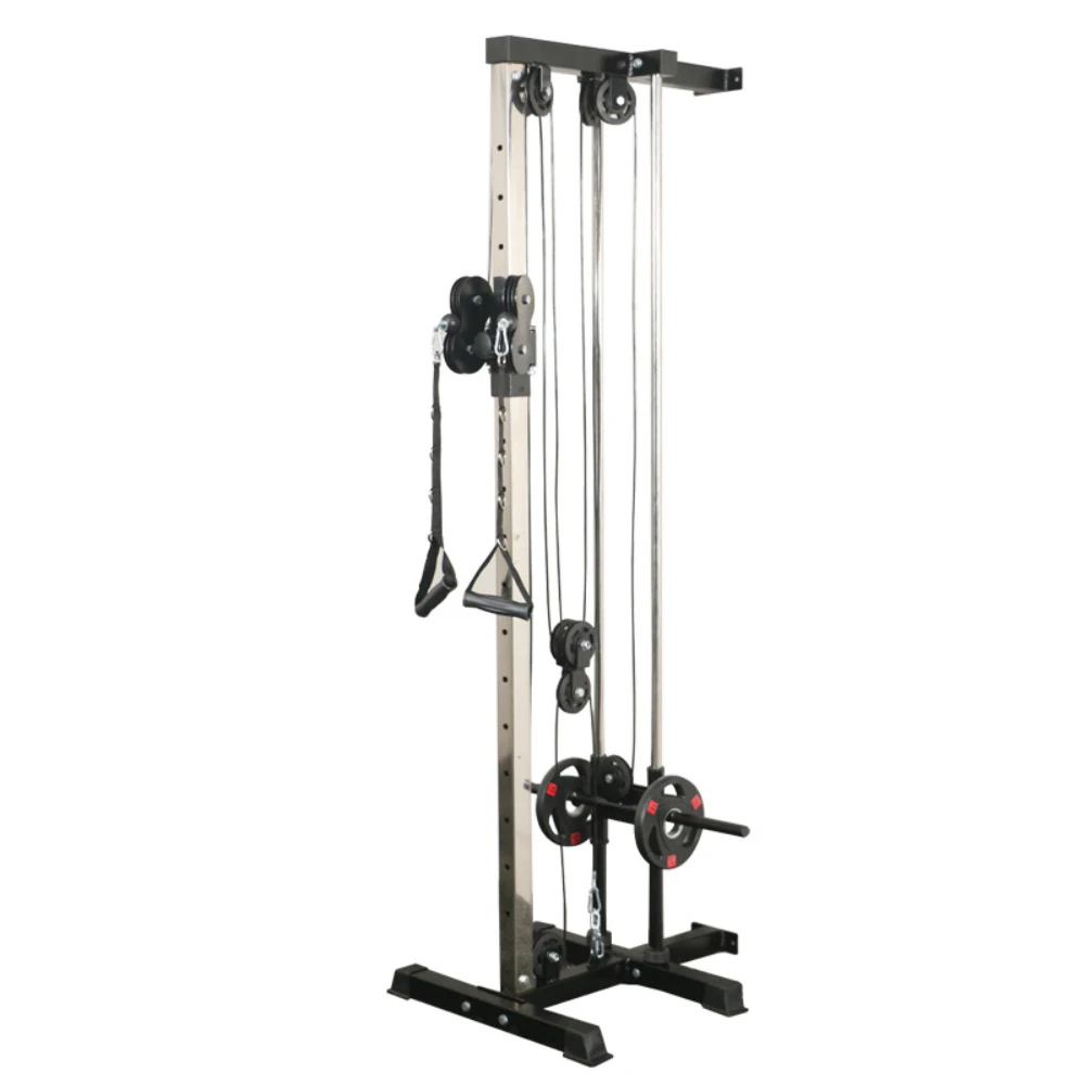 Rack de Squat Pliable Mural Multifonctionnel, Banc de Musculation, Lat Pulldown, Équipement de Fitne