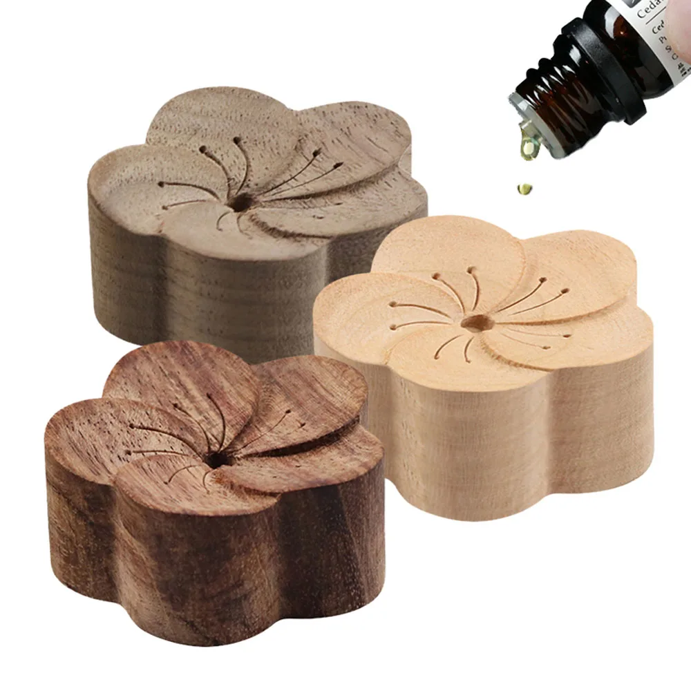 Eco Friendly Home Decor Wooden Sleep Aid Aromatherapy Diffused Aroma Wood Essential Oil Diffuser