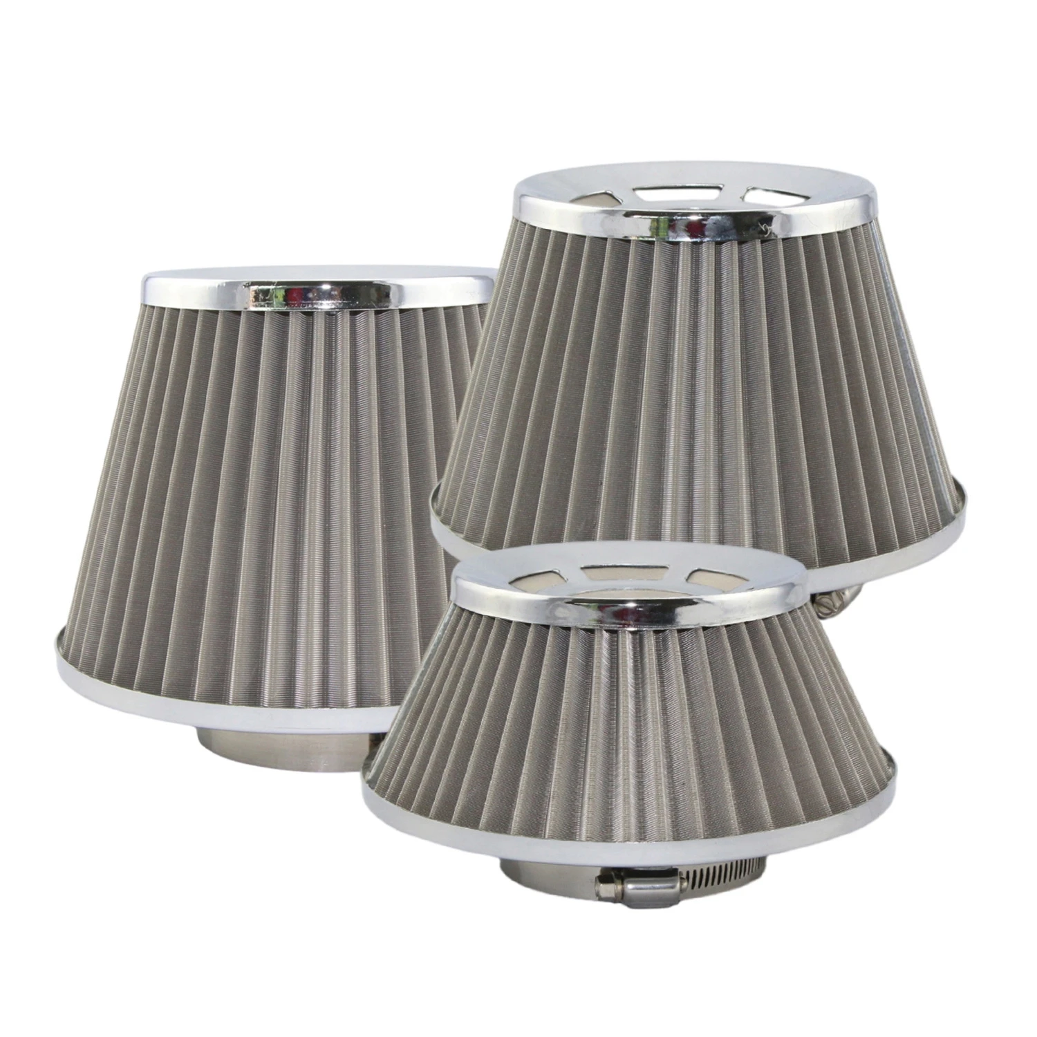 

Automotive air filter high flow mushroom head engine intake modification winter mushroom head stainless steel mesh filter cartri